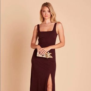 Birdy Grey Alex Convertible Crepe Cabernet Bridesmaid Dress Burgundy